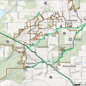 Coal Creek & Rock Creek Trail Map
