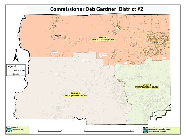 Boulder County District 2 map