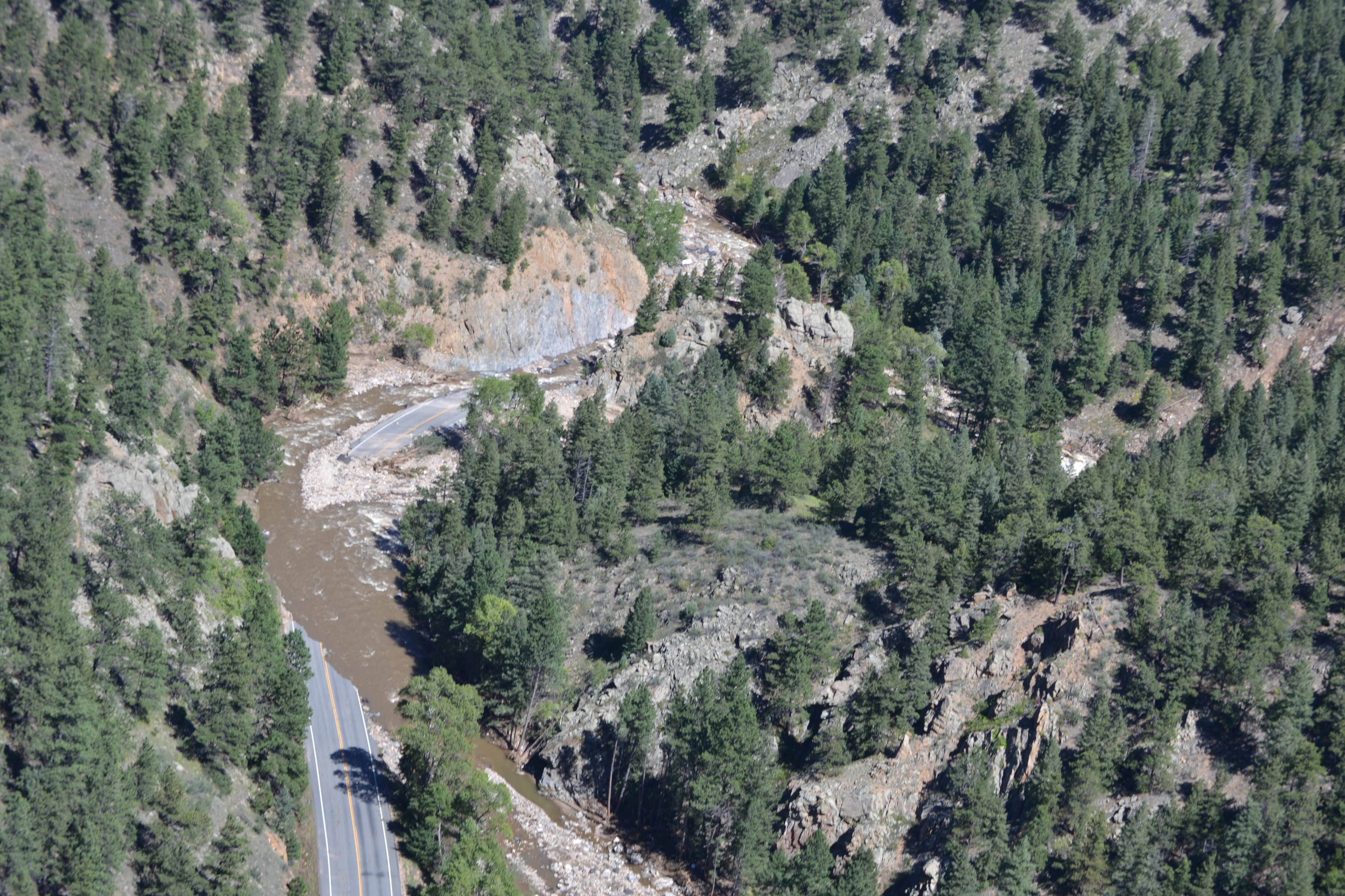 Flood damages James Canyon sustained during the 2013 event
