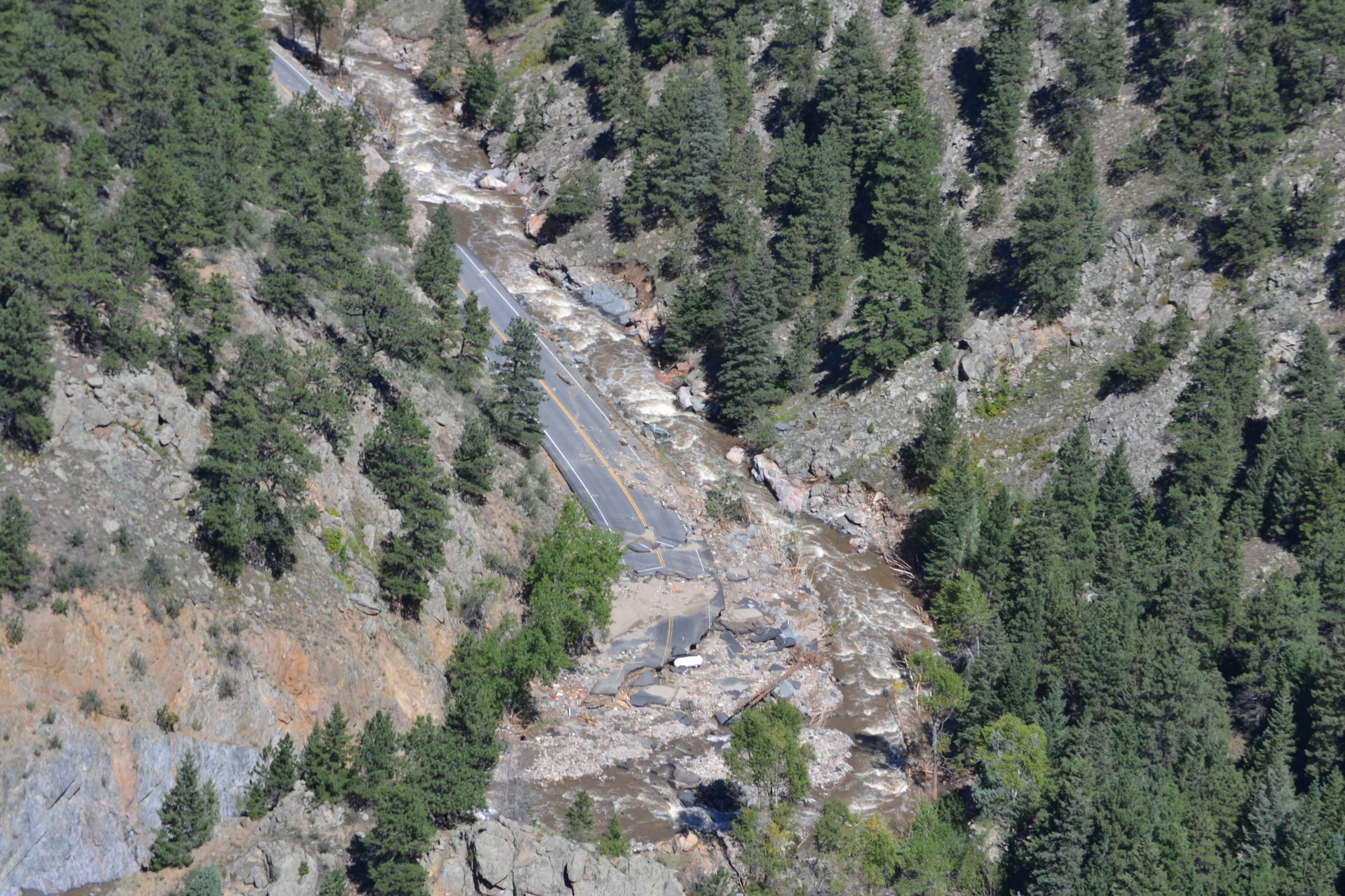 Flood damages James Canyon sustained during the 2013 event