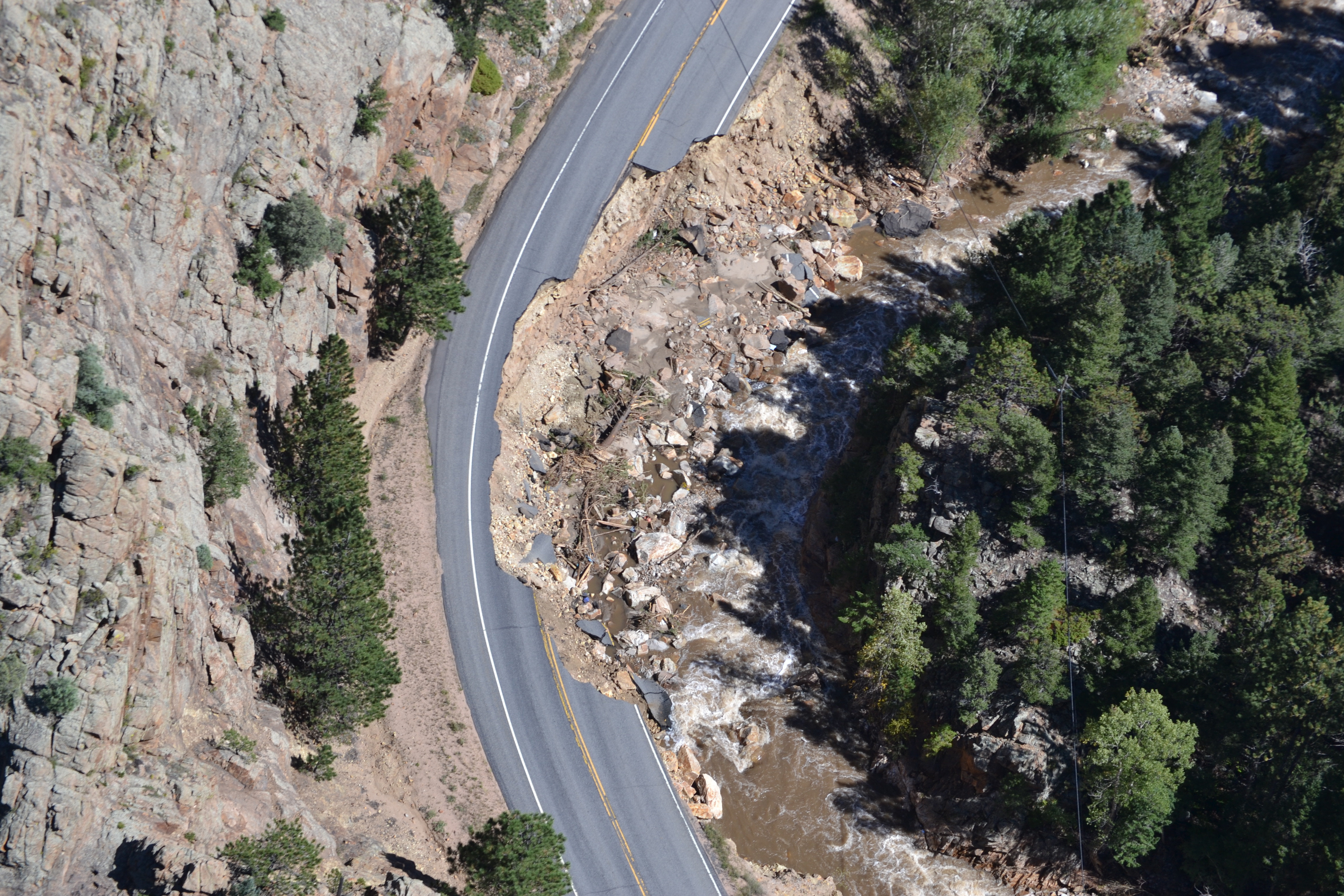 Flood damages James Canyon sustained during the 2013 event