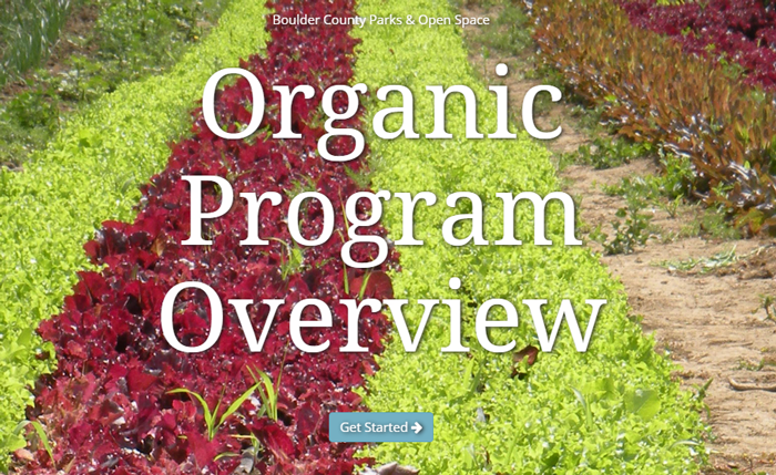 Organic Program Overview
