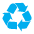 recycle icon - arrows in a circle