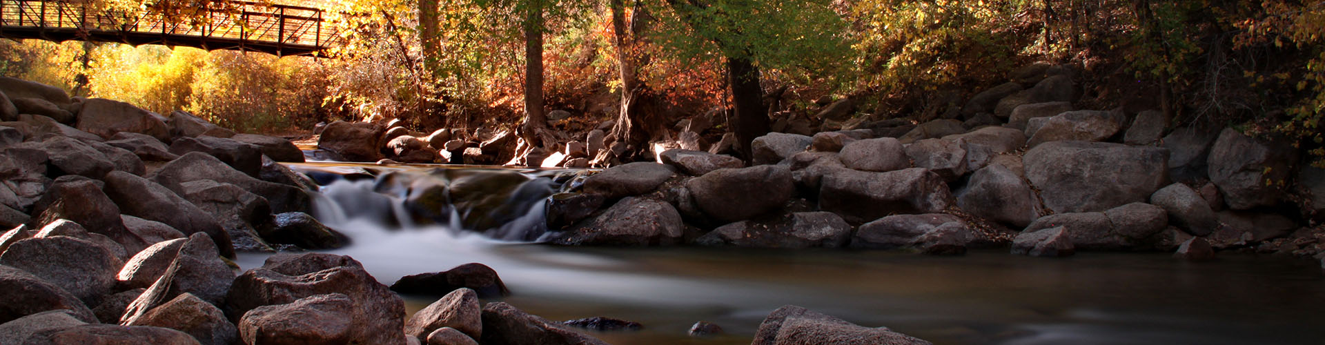 boulder creek in the fall