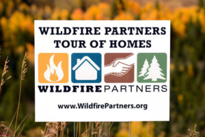 wildfire partners tour-of-homes yard sign