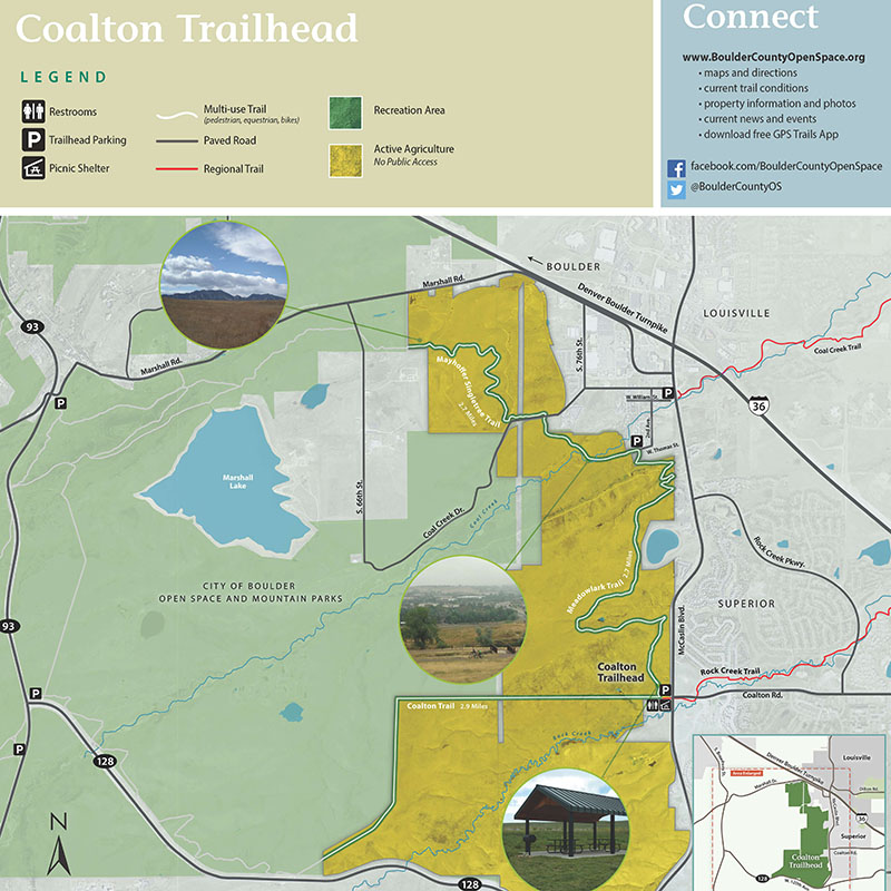 Coalton Trailhead Trail Map