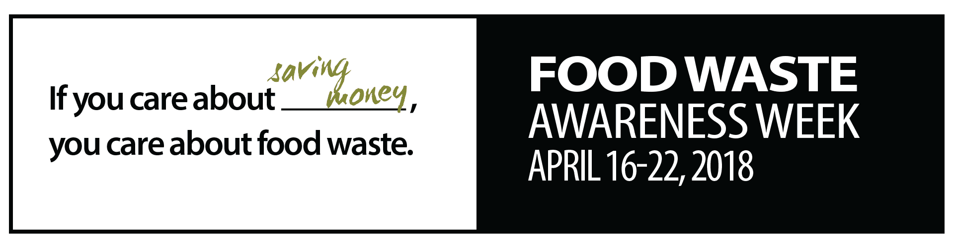 Food Waste Awareness Week banner