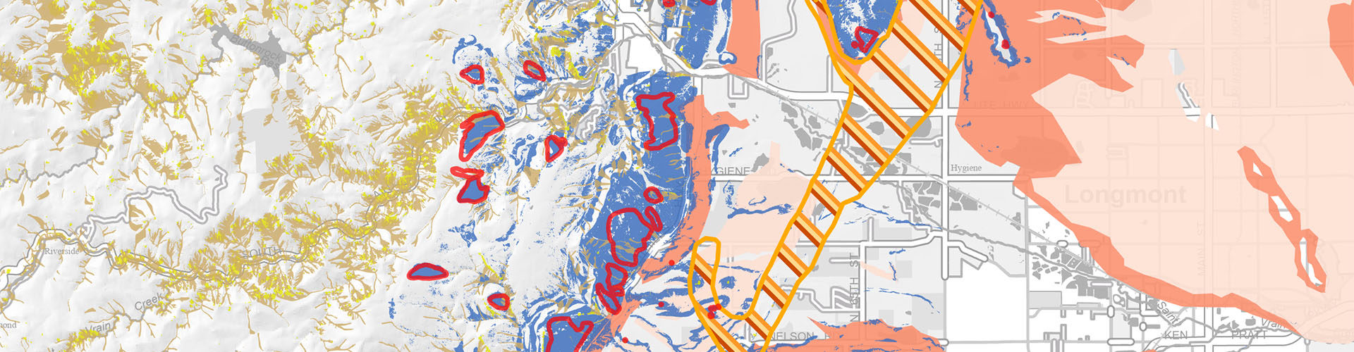 Geologic hazard map image