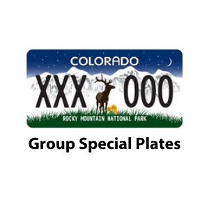 Rocky Mountain National Park Special License Plate