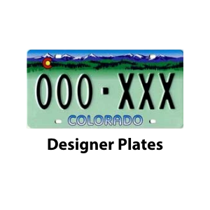 Colorado Designer License Plate