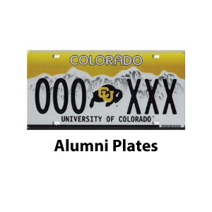 University of Colorado Boulder License Plate