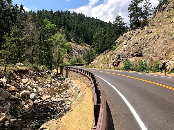 Fourmile Canyon Drive post flood recovery reconstruction
