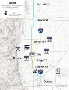 SH 287 Corridor Map