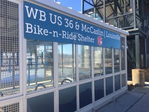 US 36 and Westbound McCaslin Bike-n-Ride Shelter in Louisville