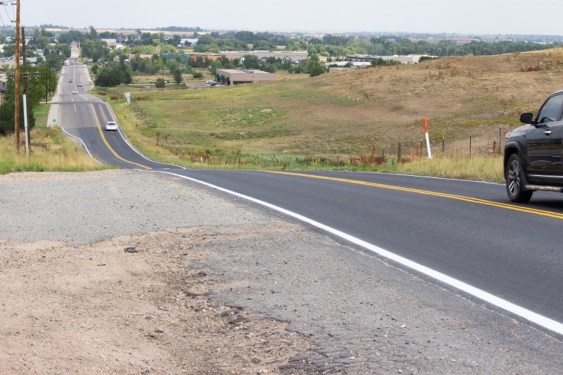 120th Street Reconstruction project - Existing conditions looking north