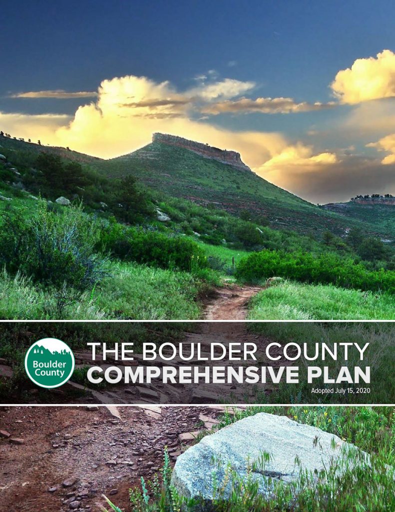 Boulder County Comprehensive Plan Boulder County