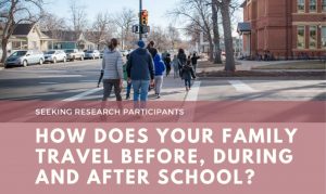 CU Denver seeking research participants - how does your family travel before, during, and after school?