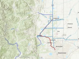 Map of Transportation Master Plan projects