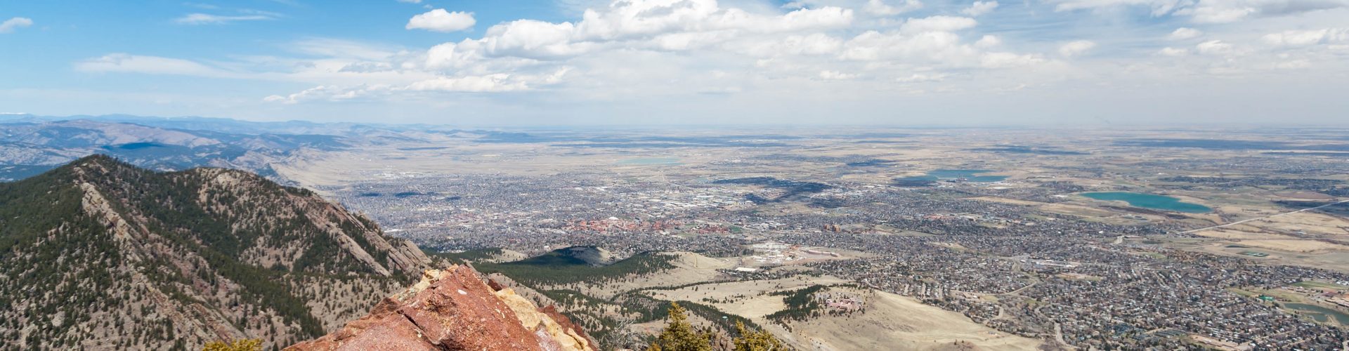 Aerial View of Boulder, Colorado