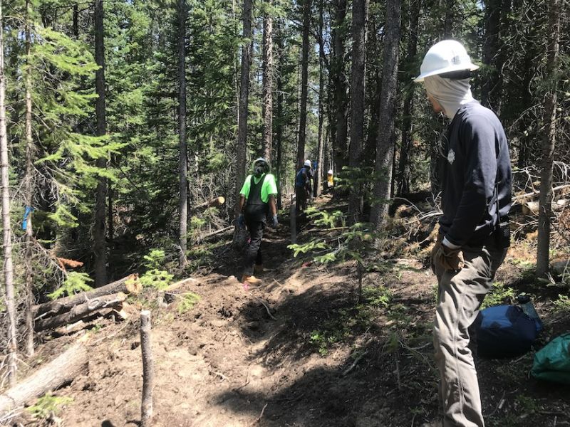 Tolland Ranch Trail Construction