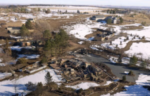 Houses burned in the Marshall Fire