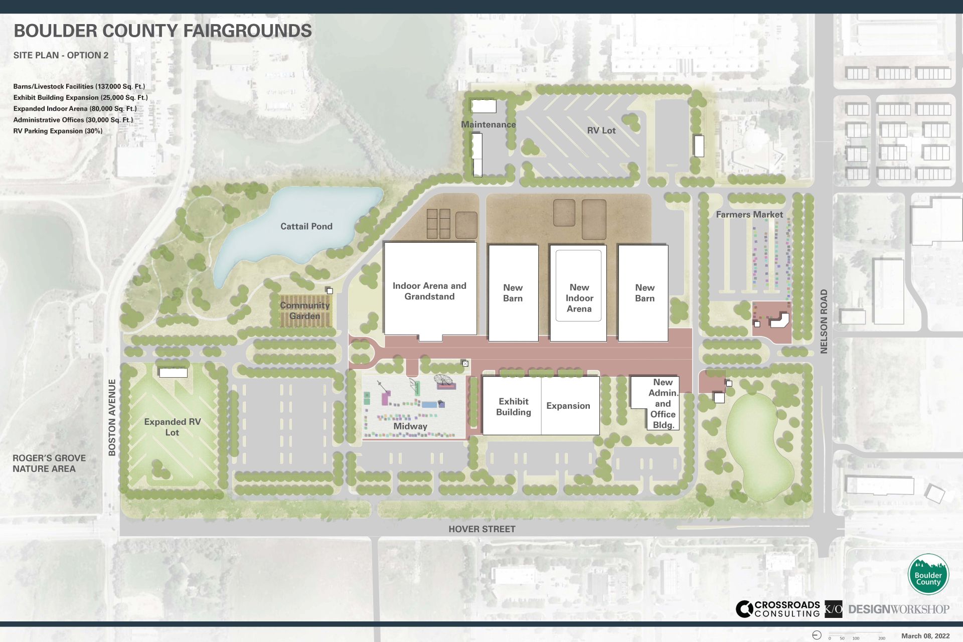 Fairgrounds Conceptual Site Plan: Option 2
