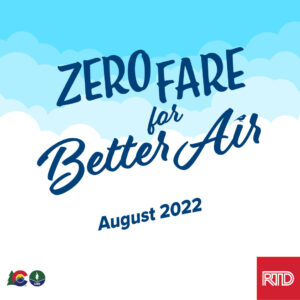 RTD Zero Fare For Better Air cloud image