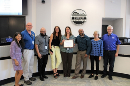 Boulder County Employees Recognized with Awards for Excellence in Service to the Community