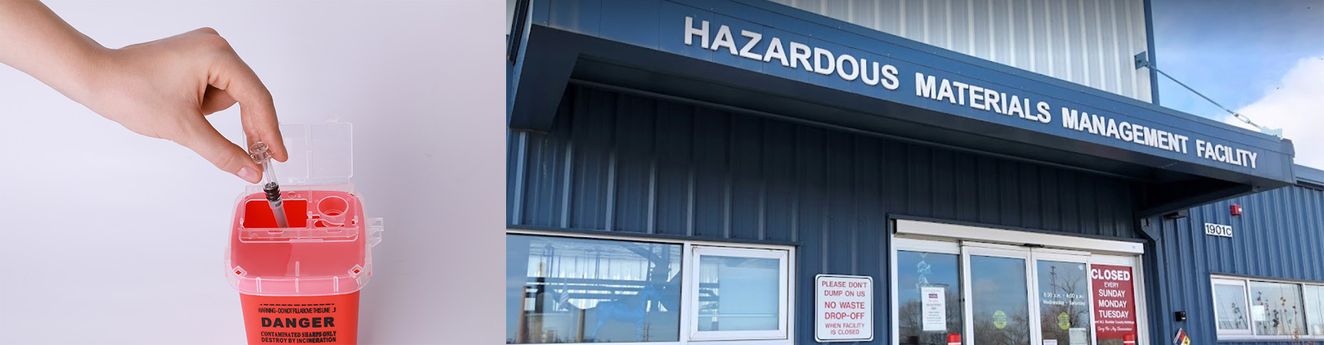 Safe Disposal of Syringes Boulder County