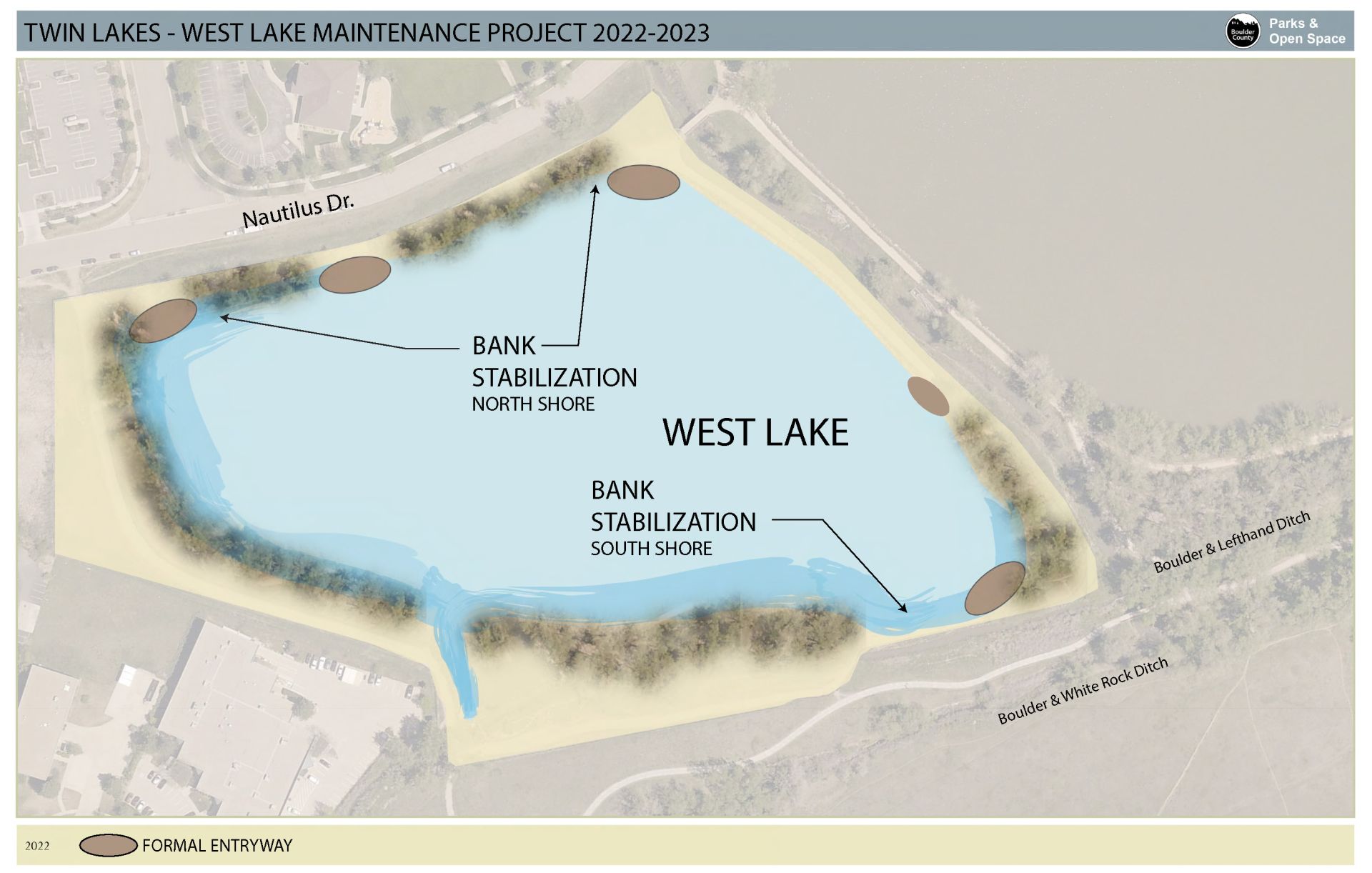 West Lake Maintenance Project Map