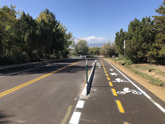 Morton Heights Safe Routes to School cycle-track completed