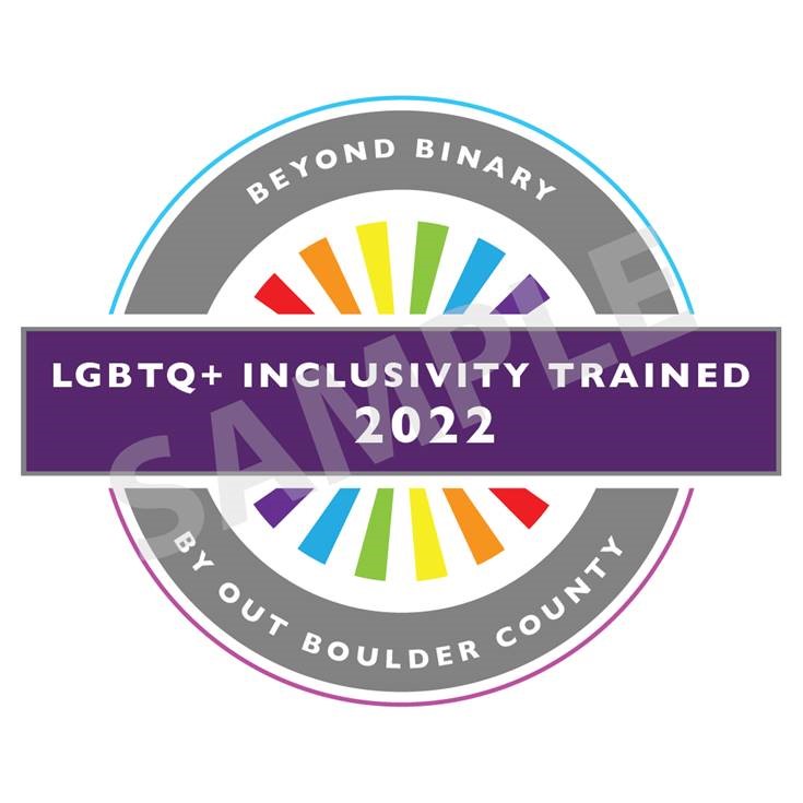 LGBTQ Inclusivity Trained 2022 logo