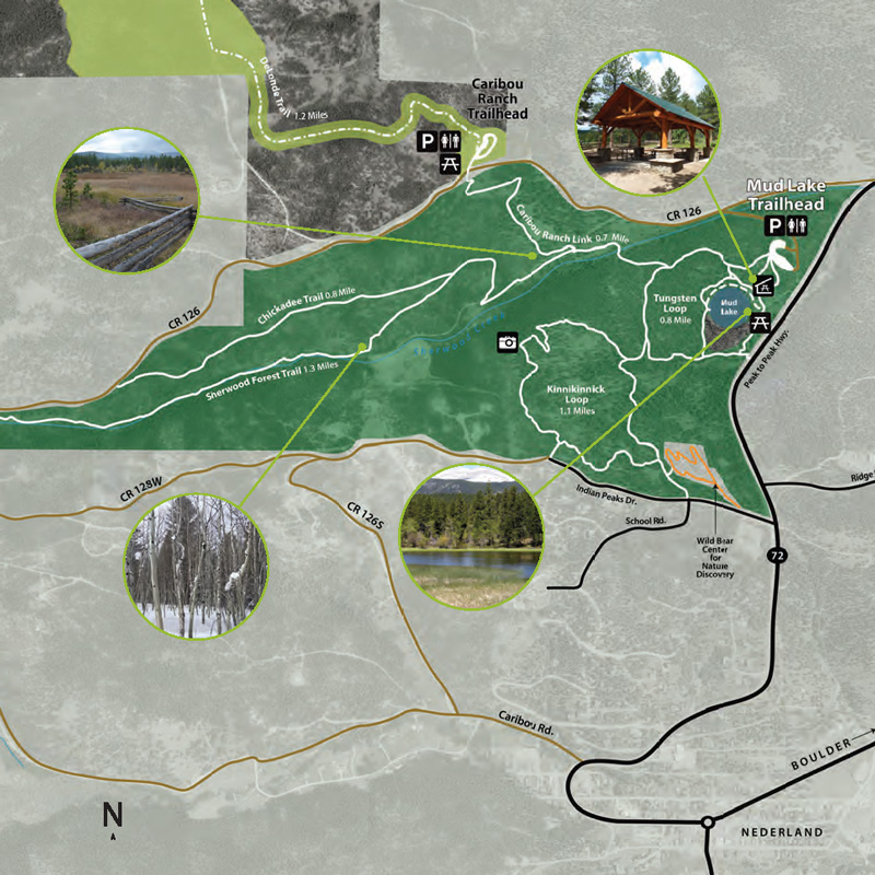 Mud Lake Trail Map