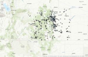 Colorado Department of Public Health & Environment interactive PFAS map