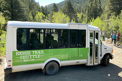 Free Hessie Trailhead Shuttle Begins Friday, May 24