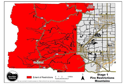 Boulder County Amended Fire Restrictions