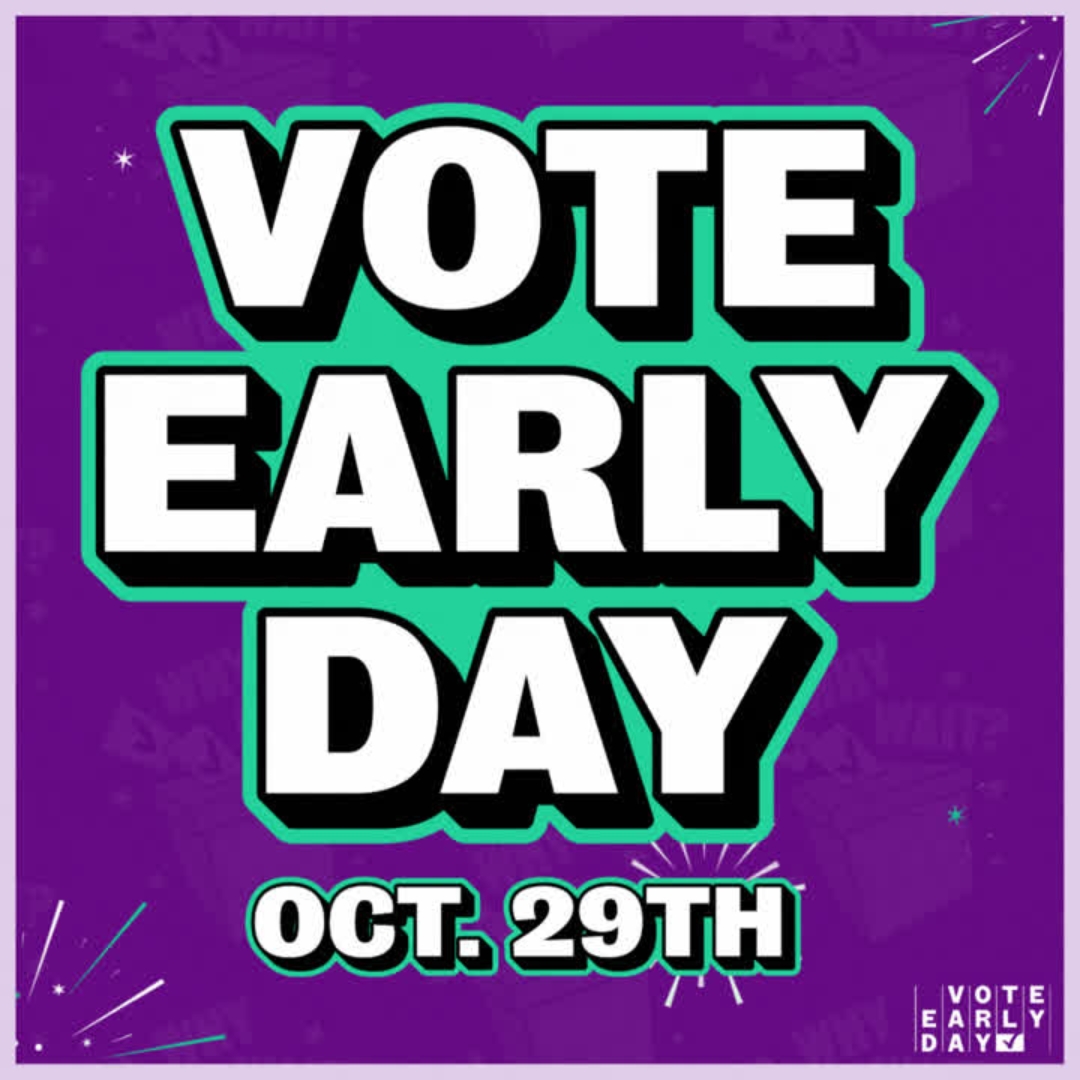 Vote Early Day icon for October 29, 2024