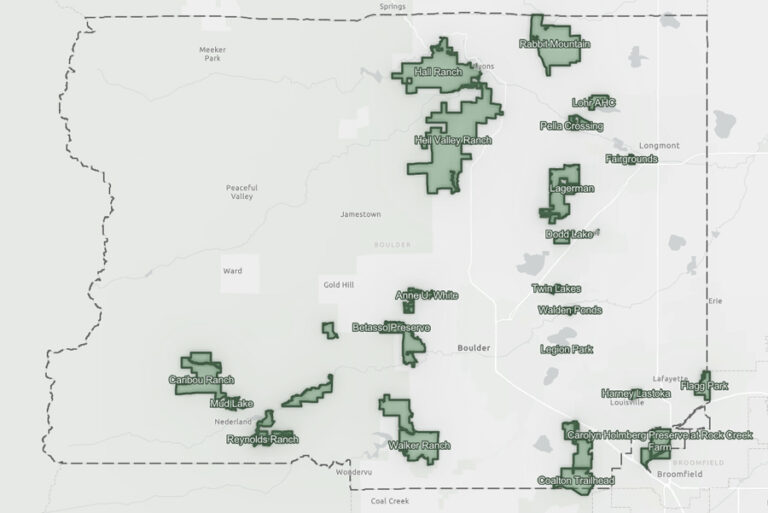 Open Space Maps Boulder County