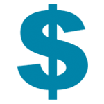 Dollar sign icon representing financial assistance programs.