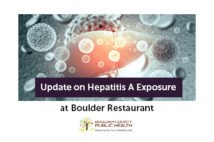 Public Health Confirms No Ongoing Hepatitis A Risk to the Public at the Rio Grande Restaurant in Boulder