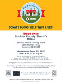 Sheriff's Office Blood Drive Flyer