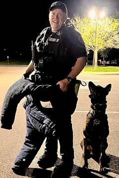 K9 Cairo and Deputy Jason Ryan