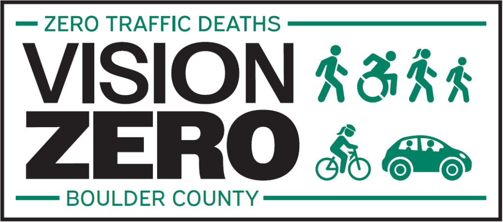Vision Zero - Zero Traffic Deaths, Boulder County