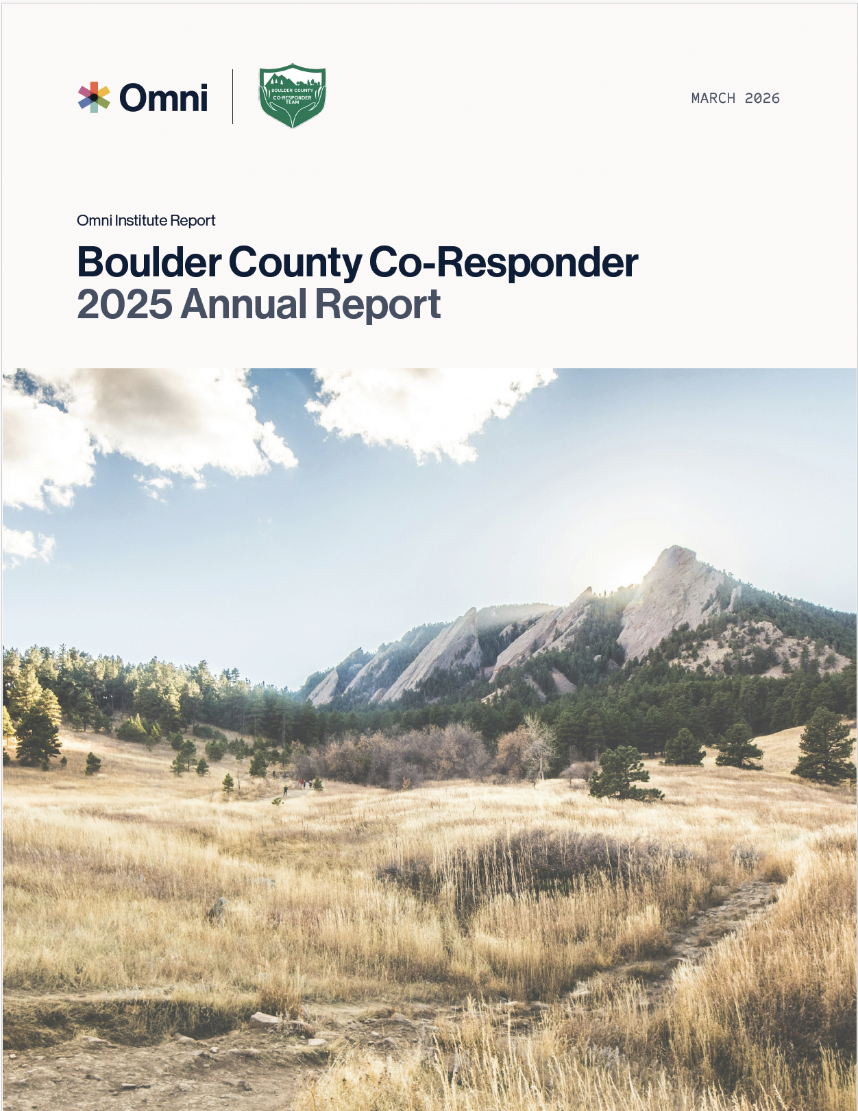 2025 Boulder County Co-Responder cover
