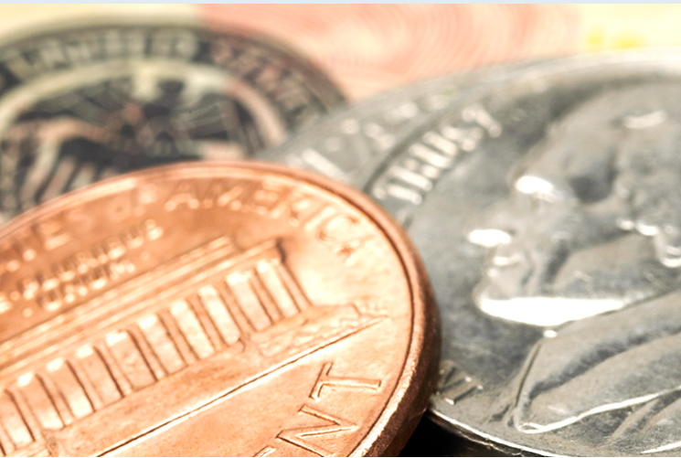a penny and a nickel