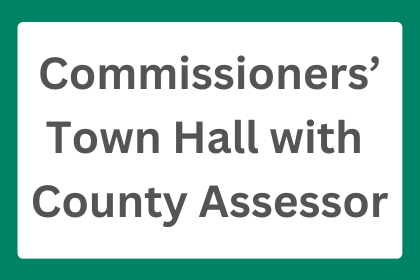 Town Hall with Boulder County Assessor and Boulder County Commissioners – May 19
