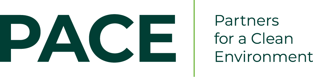 PACE logo which includes the words Partners for a Clean Environment