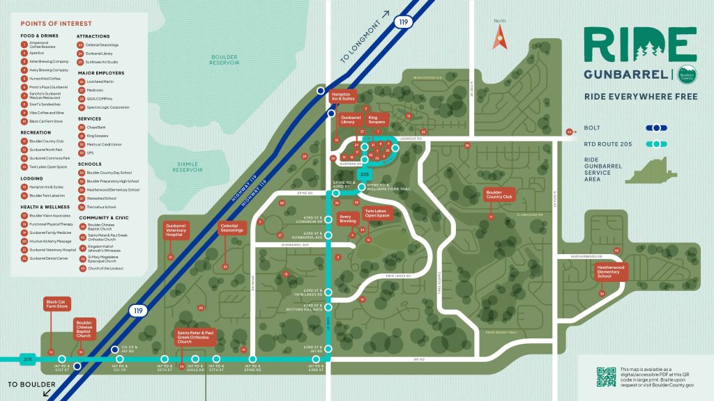 Ride Gunbarrel route map