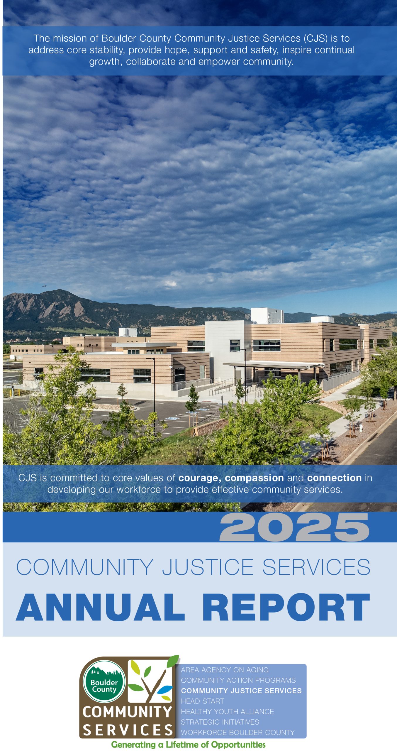 CJSAnnReport2025d Cover for the 2025 Community Justice Services Annual Report